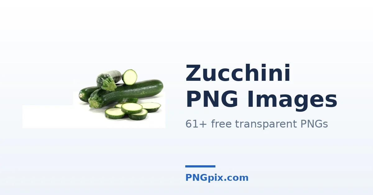 Zucchini PNG images