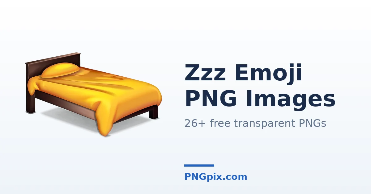 Zzz Emoji PNG images