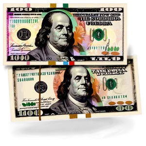 100 Dollar Bills Png 06132024 PNG image