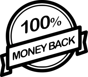 100 Percent Money Back Guarantee Stamp PNG image