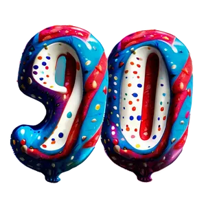 123 Birthday Celebration Number Png 06272024 PNG image