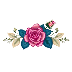 123 With Vintage Roses Png 06272024 PNG image