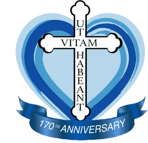 170th Anniversary Cross Emblem PNG image