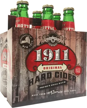 1911 Original Hard Cider Pack PNG image