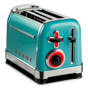 1950s Inspired Toaster PNG 06122024 PNG
