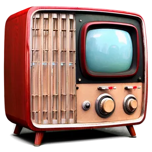 1950s Television Image Png Nqe PNG image