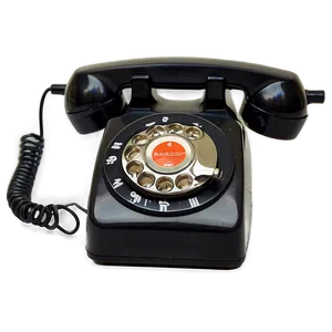 1960s Style Rotary Phone Png Dex PNG image