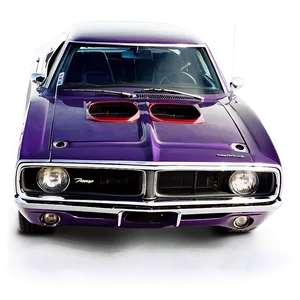 1970 Dodge Charger Model PNG Bui