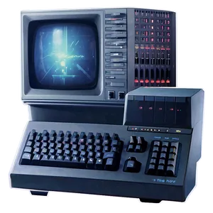 1980s Computer Technology PNG 13