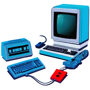 1980s Computer Technology PNG 18