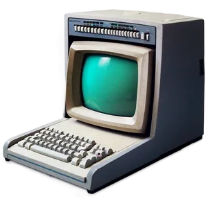 1980s Computer Technology PNG 4