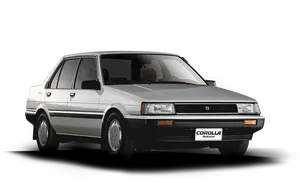 1983 Toyota Corolla Sedan PNG image