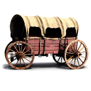 19th Century Covered Wagon PNG 06292024 PNG
