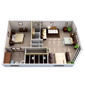 2 Bedroom Floor Plan Png Esd69 PNG image