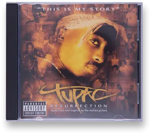 2 Pac Resurrection Album Cover PNG image