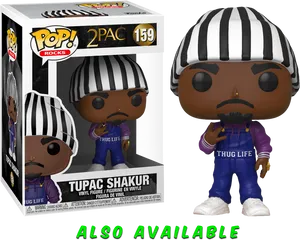 2 Pac Thug Life Funko Pop PNG image