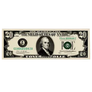 20 Dollar Bill Economic Symbol Png 80 PNG image