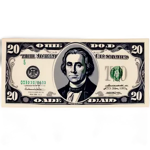 20 Dollar Bill Iconic Design Png 61 PNG image