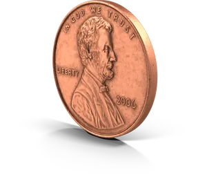 2006 Lincoln Penny PNG image