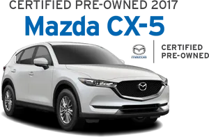 2017 Mazda C X5 Certified Pre Owned PNG