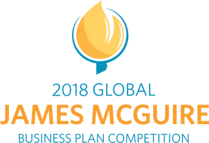 2018 Global James Mc Guire Business Plan Competition Logo PNG