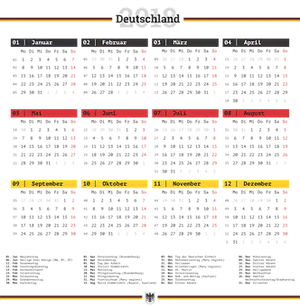 2018 Red Black Calendar PNG image