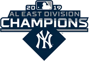 2019 A L East Division Champions Yankees Logo PNG image