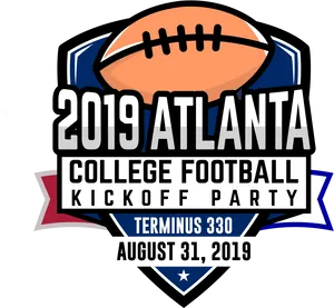 2019 Atlanta College Football Kickoff Party Logo PNG image