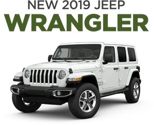 2019 Jeep Wrangler Unlimited White PNG image