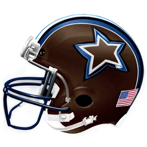 2023 Cowboys Helmet Illustration Png 06292024 PNG image