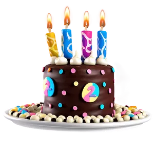 2nd Birthday Special Cake Png 76 PNG image