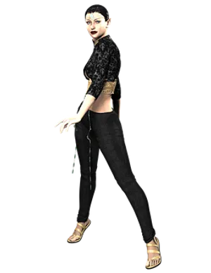 3 D Animated Woman Model