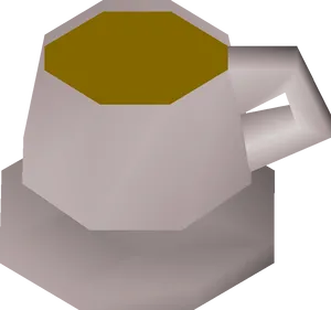 3 D Rendered Tea Cup