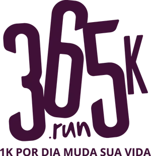 365k Run Motivational Slogan PNG