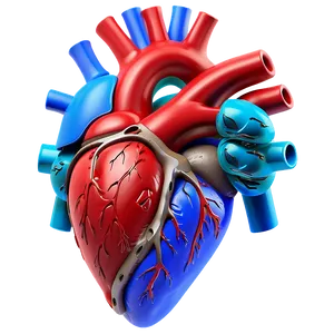 3d Anatomical Heart Model PNG Vos PNG