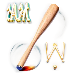 3d Baseball Bat PNG 05242024 PNG