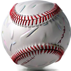 3d Baseball Stitching Effect Png Aqh46 PNG image