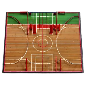 3d Basketball Court PNG Vtc65