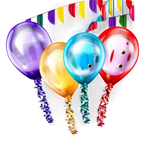 3d Birthday Balloon PNG Pnc46 PNG