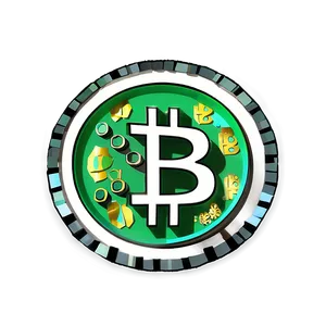 3d Bitcoin Representation Png Rwn PNG image