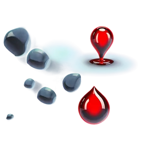 3d Blood Drop Png Fgj80 PNG image