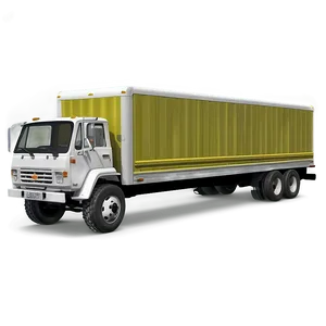 3d Box Truck Model Png 06132024 PNG image