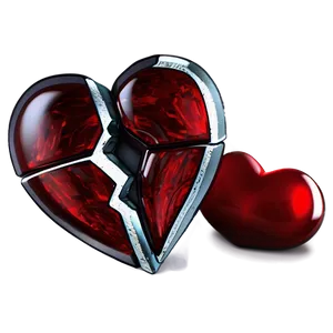 3d Broken Heart Png Uuf53 PNG image