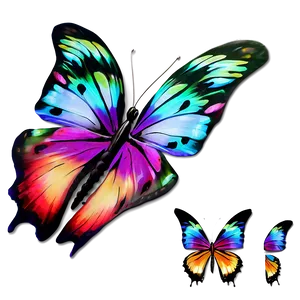 3d Butterfly Duo PNG Uac38 PNG