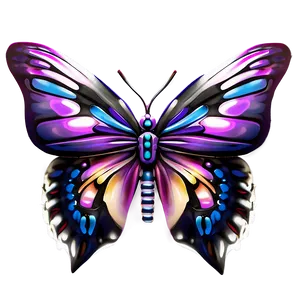 3d Butterfly In 3d Environment PNG Cjc