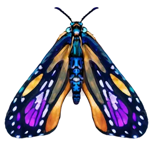 3d Butterfly In Close-up PNG 06292024 PNG
