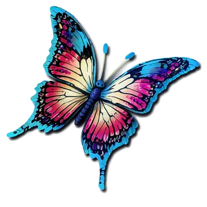 3d Butterfly With Detailed Texture PNG Ytx PNG
