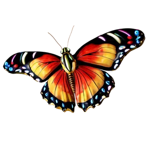 3d Butterfly With Digital Effects PNG 48