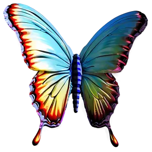 3d Butterfly With Reflective Surface PNG 06292024 PNG