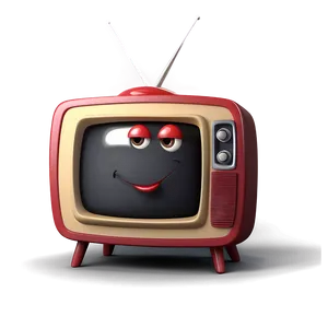 3d Cartoon Tv Model Png 06132024 PNG image